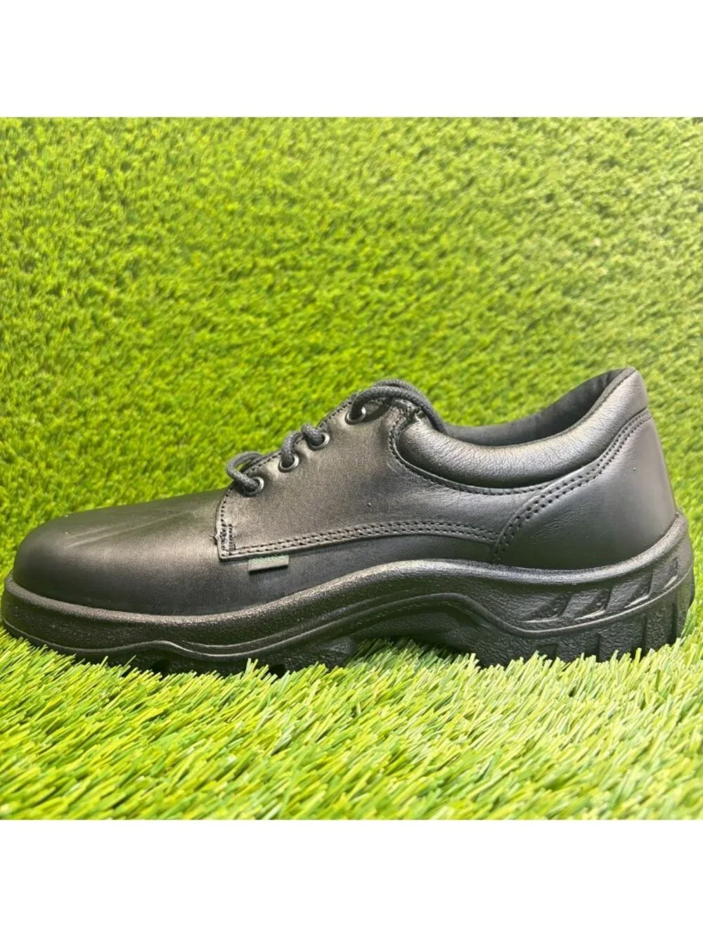 Rocky TMC 5000 Mens Size 10.5 Black Leather Slip-Resistant Oxford Work Shoes